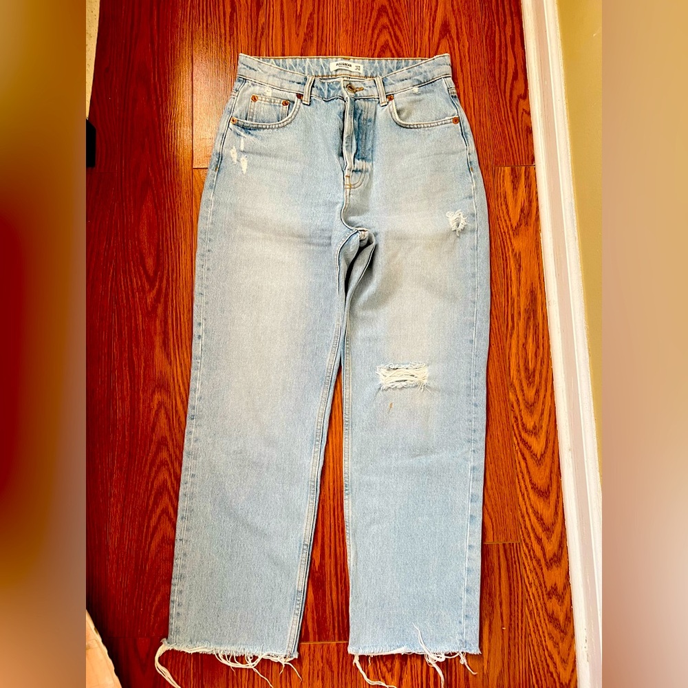 Wide leg jeans